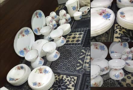 Dinner set original crystal marble