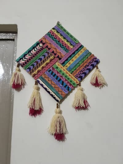 Handmade Colorful Wall Hanging | Boho Home Decor