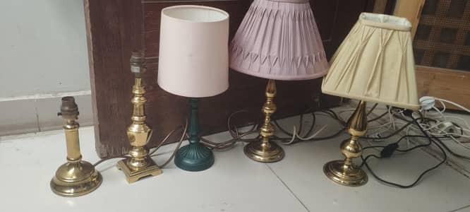 Table Lamps in Brass Metal