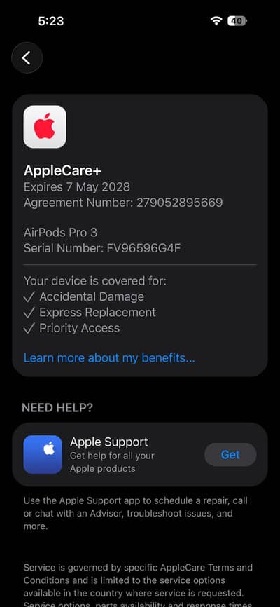 Apple AirPods Pro 3 – 100% Original (Under Apple Warranty)