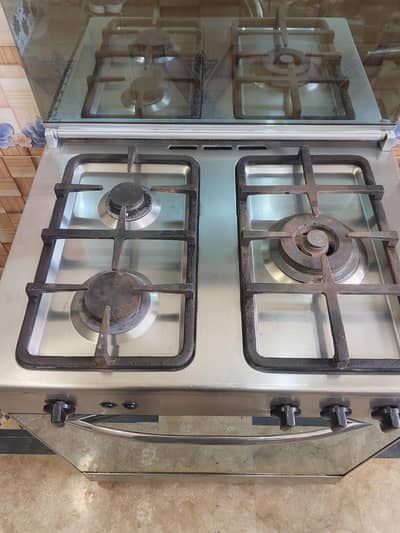 gase chula ha ye with oven and  electric
