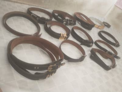 Pure Leather old beld 25 pieces cap 14 pieces