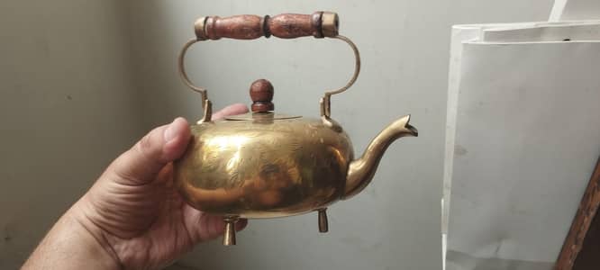 vintage cattle In brass metal