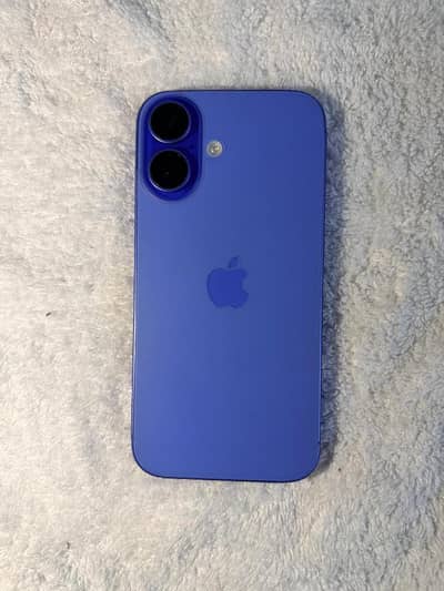 iPhone 16 blue color 10/10 battery health 88 per