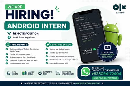 Looking Android Intern | Fresh Graduate