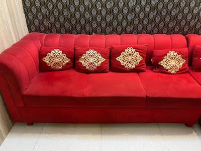 L shaped 6 seater sofa for slae  in Johar town D block
