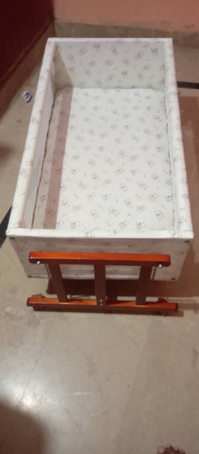Baby wooden cot