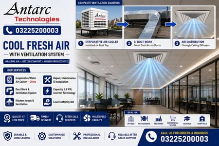 Ventilation System | HVAC Contractor | GI Duct Installation