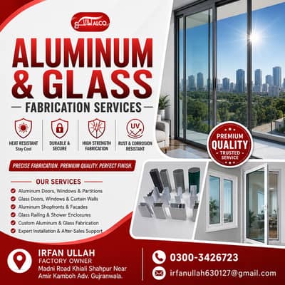 Aluminum & Glass Fabrication Services | Glass Doors | Aluminum Windows