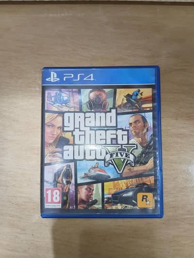 Gta 5 Ps4 Disc with map - 9/10 Condition