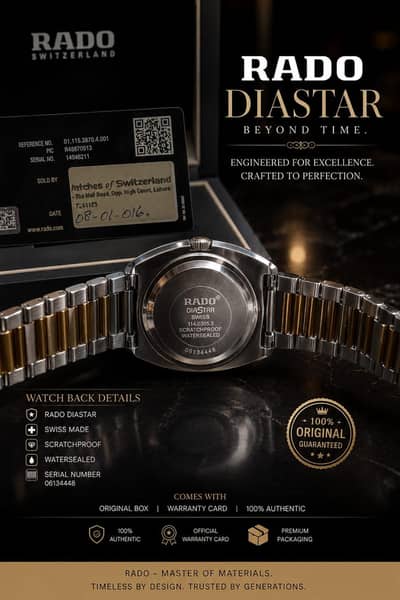 RADO Diaster   DIASTAR  BEYON  DIASTAR  BEYOND TIME.
