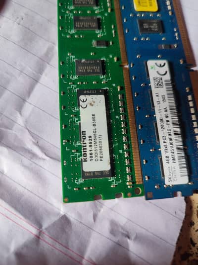 Ram 2 sticks 2x4 gb ddr3