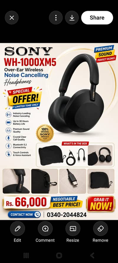 Wireless Noise Headphones
