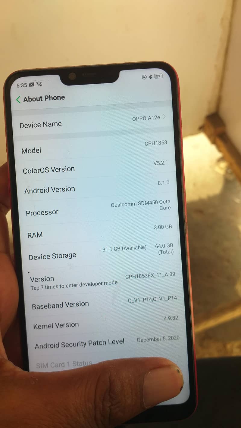 OPPO A12e 1
