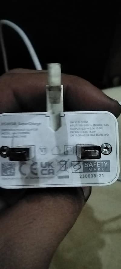 charger adapter with cable 33 watt