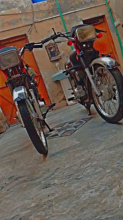 Yamaha YB 100 Royal Two Stock Model 2005 Registration Sukkur