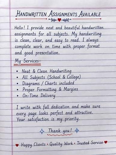 assignment writing