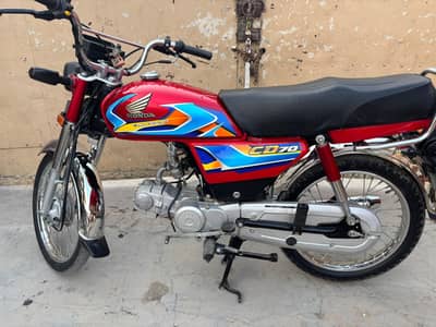 honda cd 70 25/26 model all punjab registered