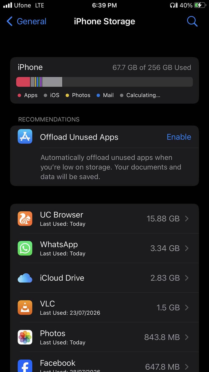 Iphone 7plus 256gb 1