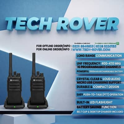 Walkie talkie ,Motorola, kenwood Samsung | Wirless Set |Motrola Tc999