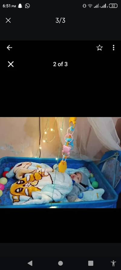 baby swing jhula 1 Time used