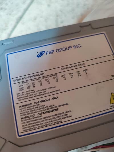 FSP 650w PSU Power Supply