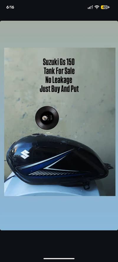 Suzuki Gs 150 Fuel Tank For Sale