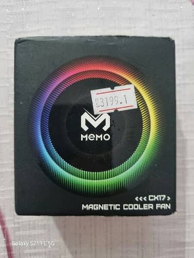 Urgently Selling Memo CX17 Cooling Fan. Best In It's Price.
