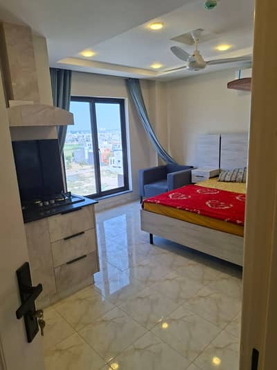 Studio Furnished Apartment Available For Rent In Sector E Bahria Town Lahore