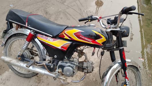 china power ki bike har Saman 70 ka Laga ha 40k final ha