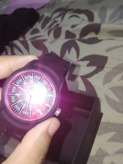 Diesel Armbar Black Ombre Dial Men's Watch