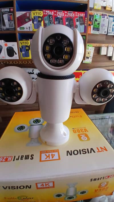 Real 3 Lens adjustable camera bulb 1080p