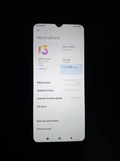 Redmi 12C ram4 room128 Whatsapp 03112374309 call 03160654378