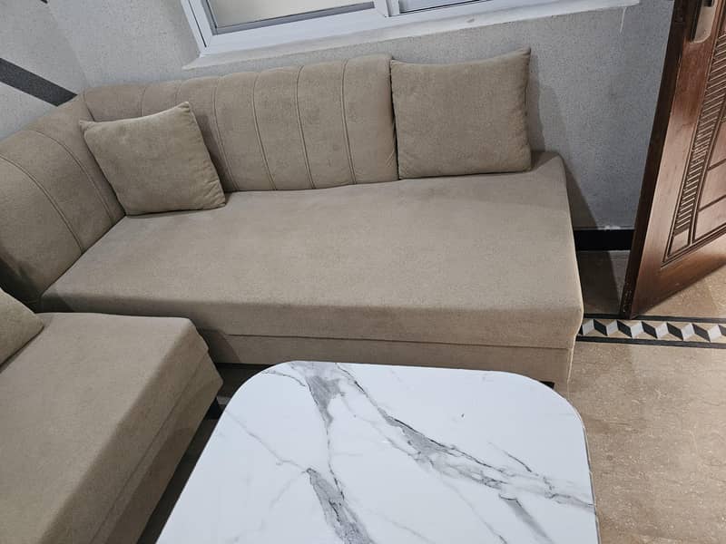 L shaped sofa set 0