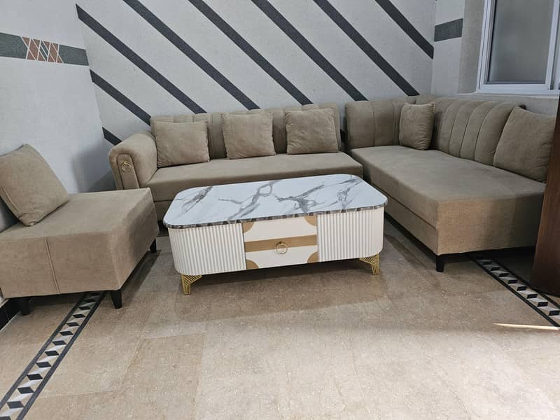 L shaped sofa set 2