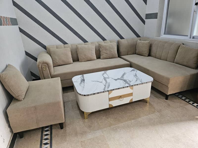 L shaped sofa set 9