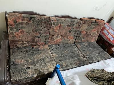 3 Seater Very durable Wooden Sofa Set for Sale in I-8/4, Islamabad.