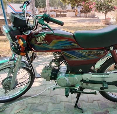 Honda CD 70 for sale WhatsApp number 03, 09, 66, 98,137