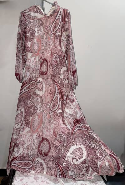 Western chiffon maxi