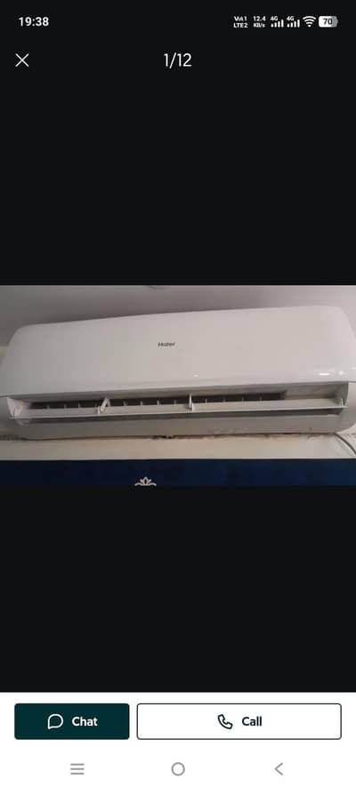 haier split Ac long Throw 1.5 ton