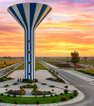 8 Marla Prime Location Commercial Plot Available In Lahore Smart City - Overseas Block