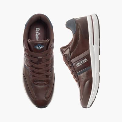 Lee Cooper Men's Brown Casual Sneakers – Stylish & Comfortable