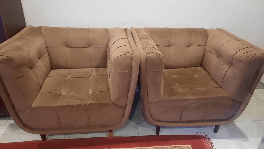 2  single sofa sets 2