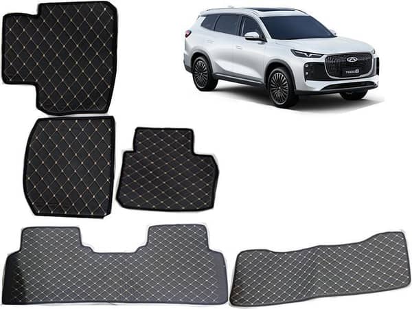 Chery Tiggo 8 Hybrid 7D Floor Mat - 5PCS - Model 2026
