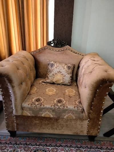 5 seater sofa set with cushions