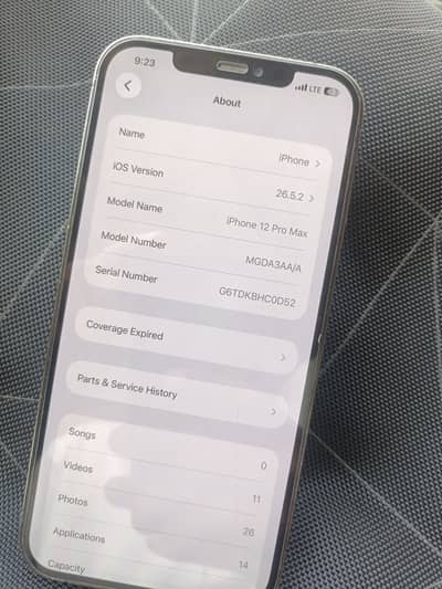 iPhone 12 pro max PTA approved only exchange
