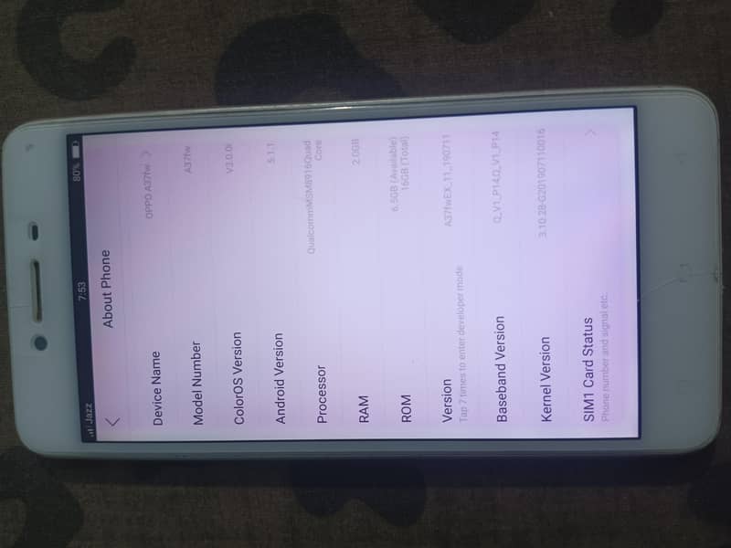 OPPO A37 4