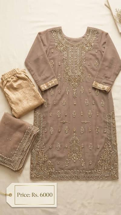 3 Piece Party Wear Dress