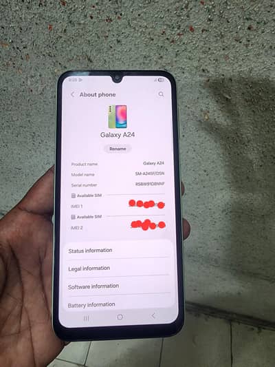 Samsung Mobile A24 8/128