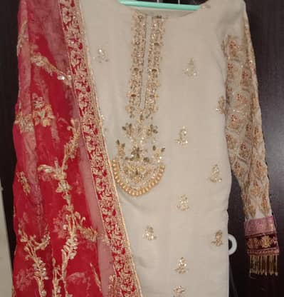  Gorgeous Party Wear Embroidered Dress – Like New